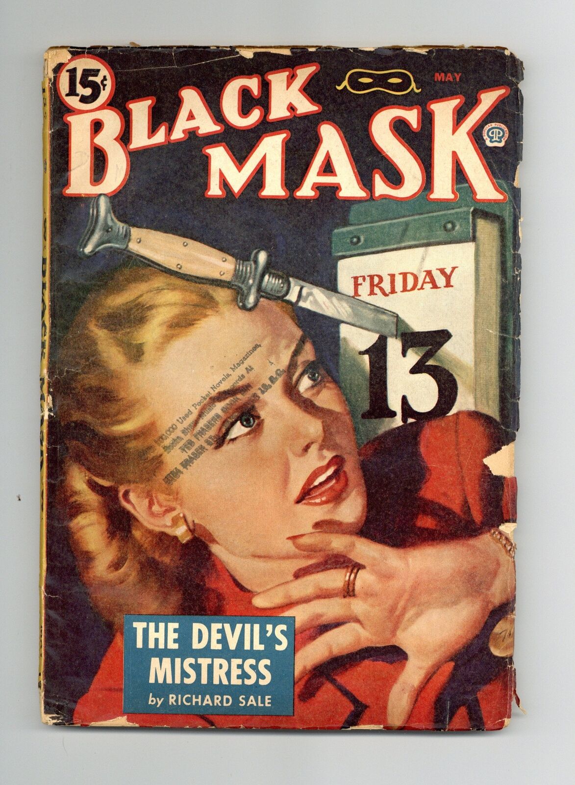 Black Mask Pulp Canadian Reprint May 1945 Vol. 36 #30 VG- 3.5
