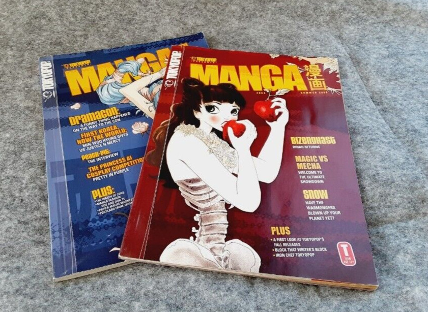 Tokyo Pop Manga (Takuhai) Magazine Fall 2005 + Summer 2006 Dramacon, Peach-Pit