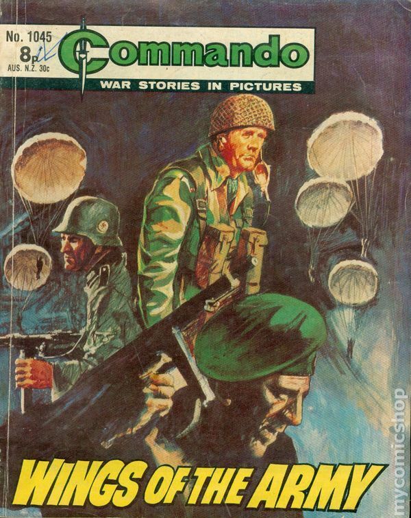 Commando War Stories in Pictures #1045 VG 4.0 1976 Stock Image Low Grade