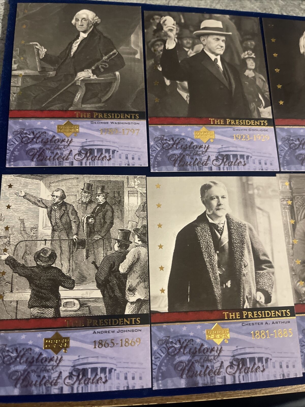 2004 UPPER DECK HISTORY OF U.S. THE PRESIDENTS - You pick 5 - See Description-