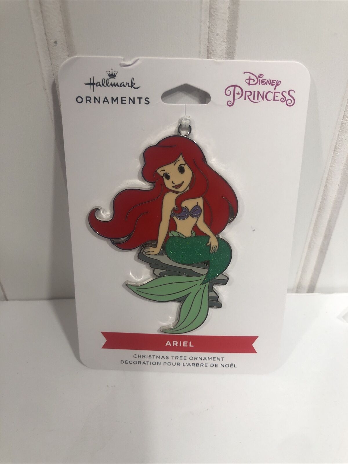Hallmark Disney The Little Mermaid ARIEL 2022 Metal Enamel Christmas Ornament