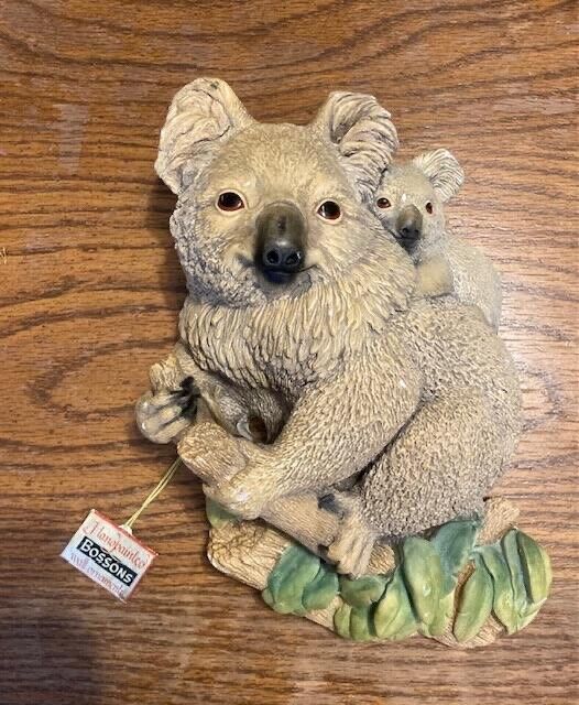 BOSSONS - Congleton England - Koala Wall Ornament Hand Painted