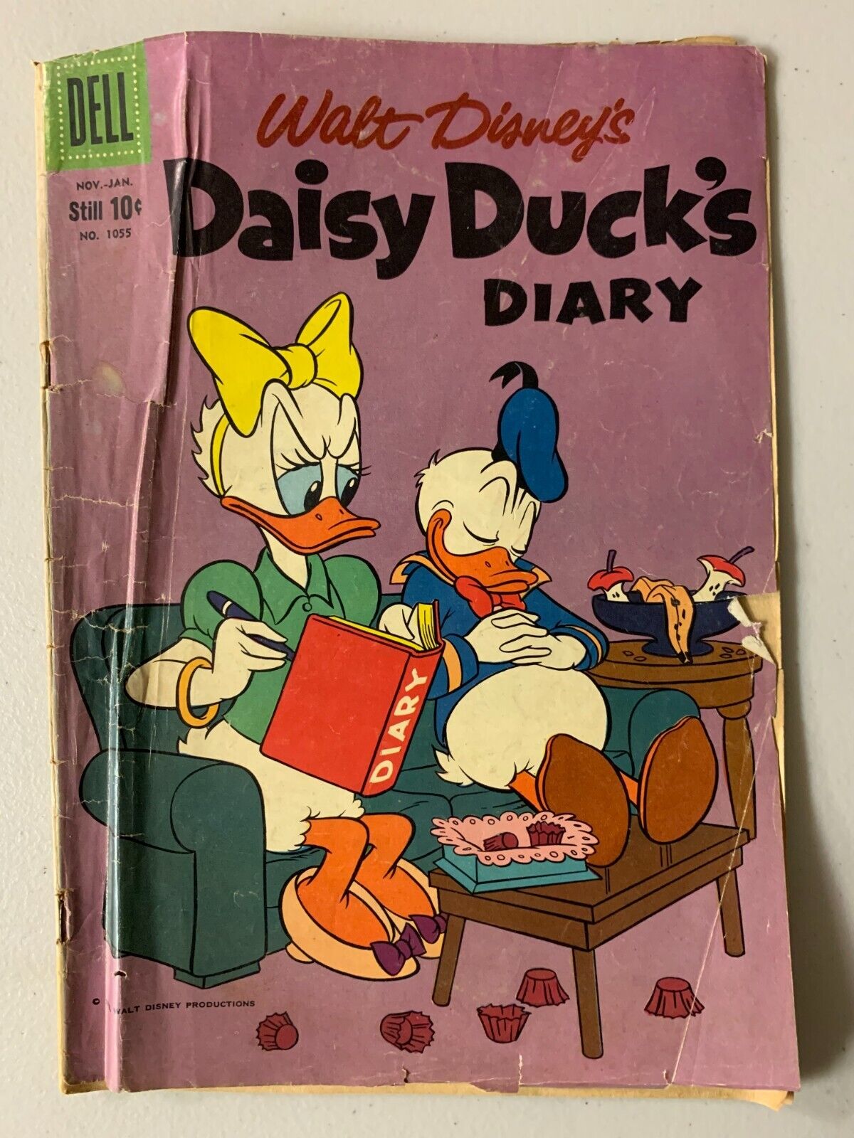 Dell Comics Disney's Daisy Duck's Diary #1055 Four-Color 1.5 GD (1959)