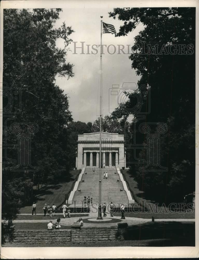 1973 Press Photo Abraham Lincoln Birthplace, National Historic Site in Kentucky