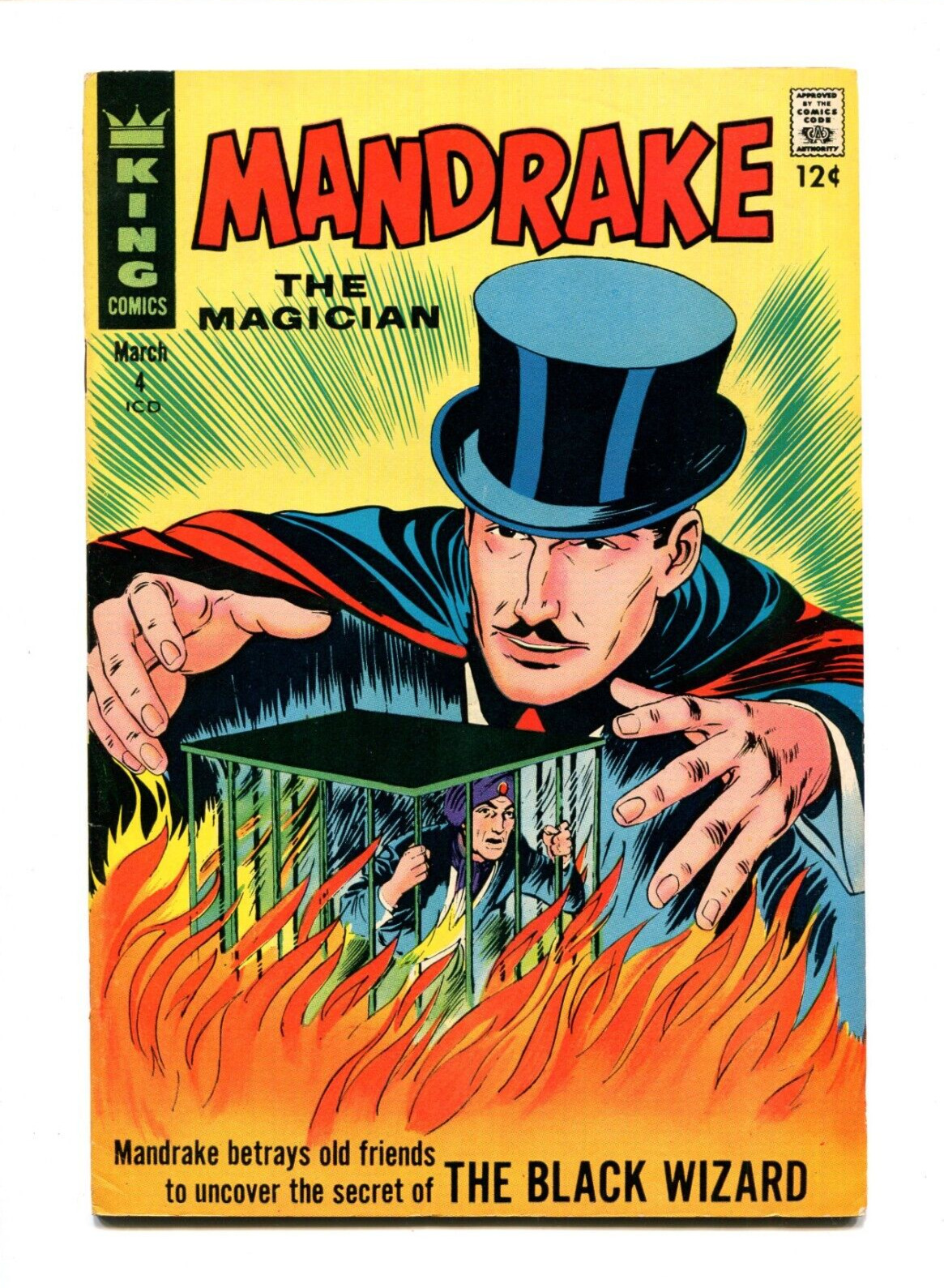 Mandrake the Magician #4 - Andre LeBlanc Art + Cover (7.0) 1967