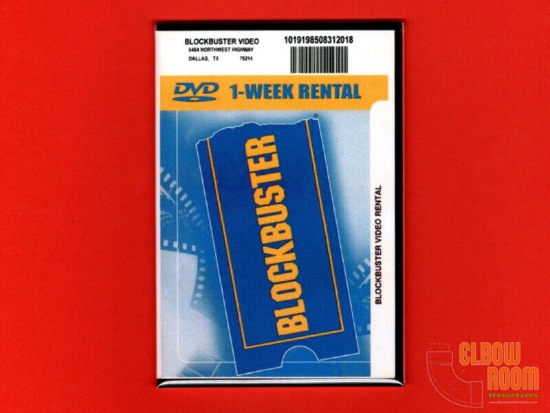 Blockbuster DVD vintage case art 2x3\