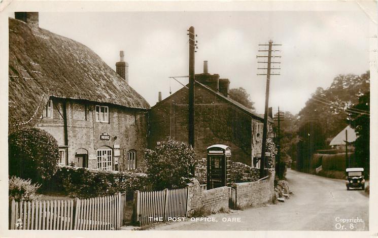 Oare Wiltshire The Post Office England OLD PHOTO