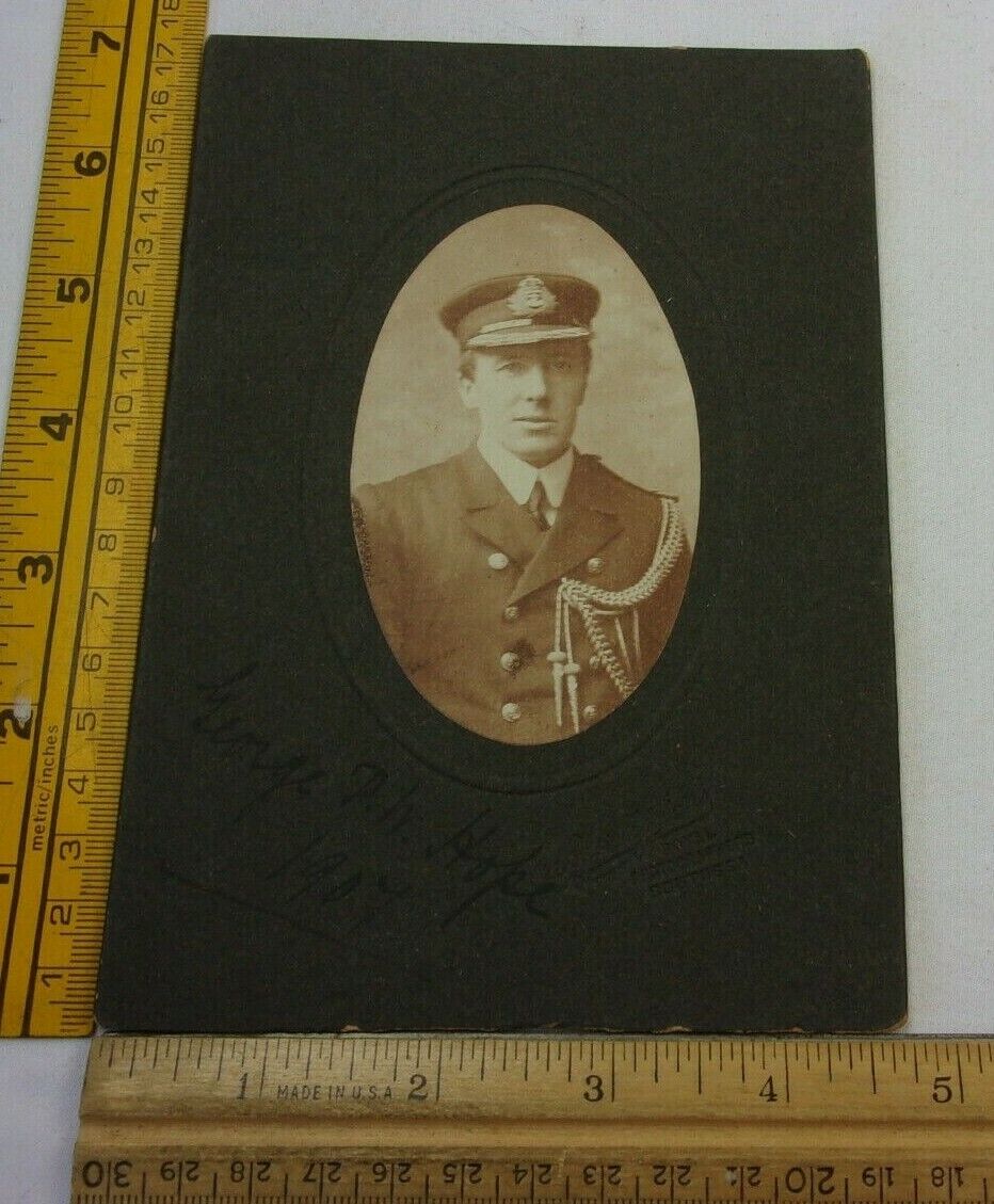 George P W Hope photo autograph WWI Royal Navy officer Deputy First Sea Lord