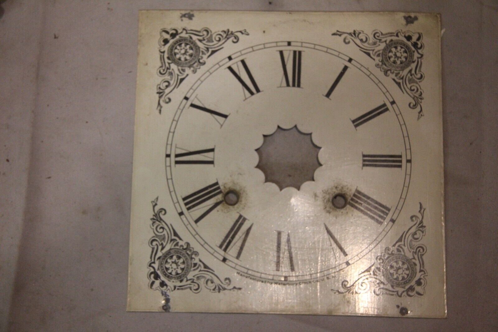 antique American clock ,,,,,,,, clock face