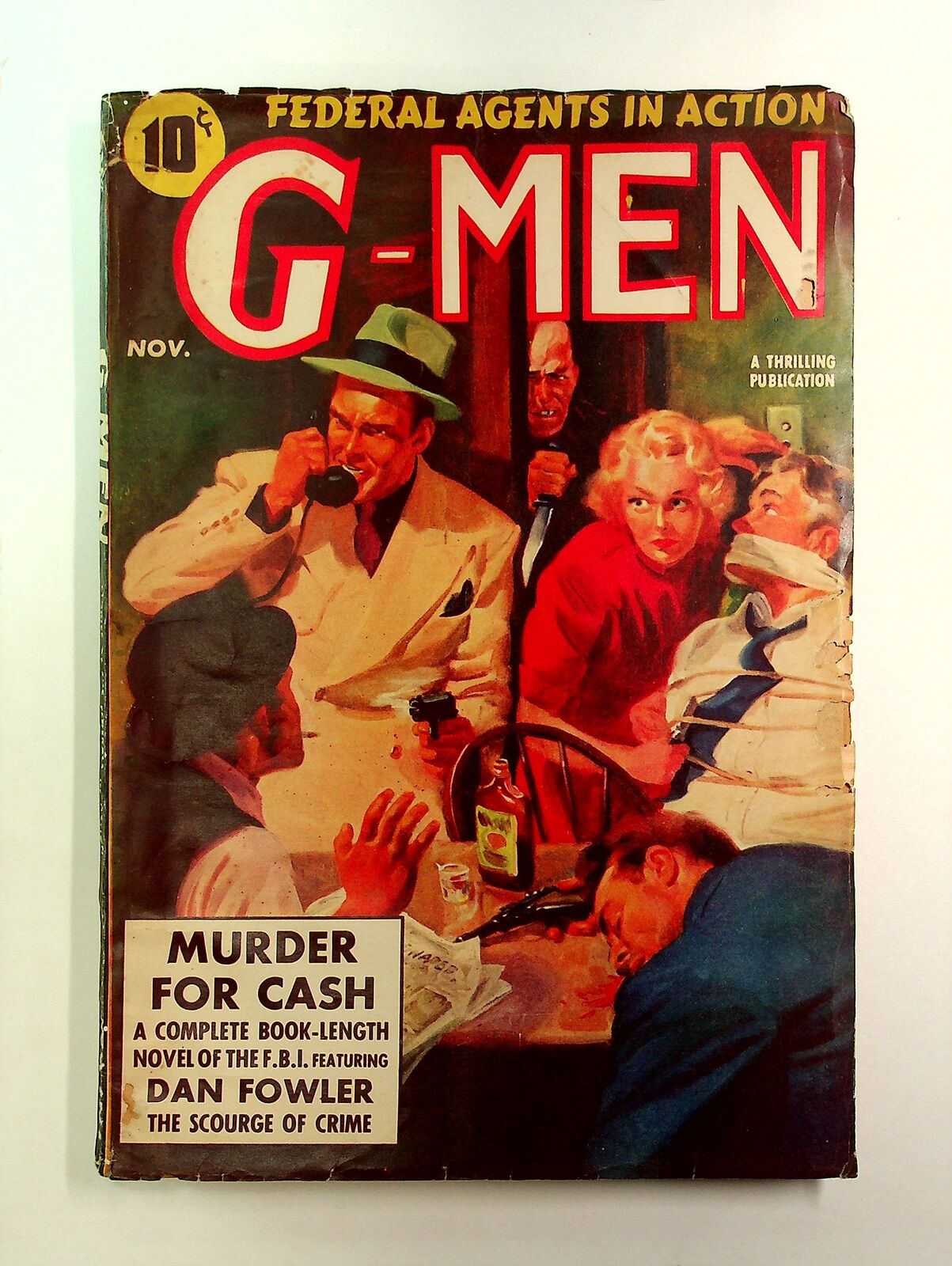 G-Men Detective Pulp Nov 1939 Vol. 17 #2 VG