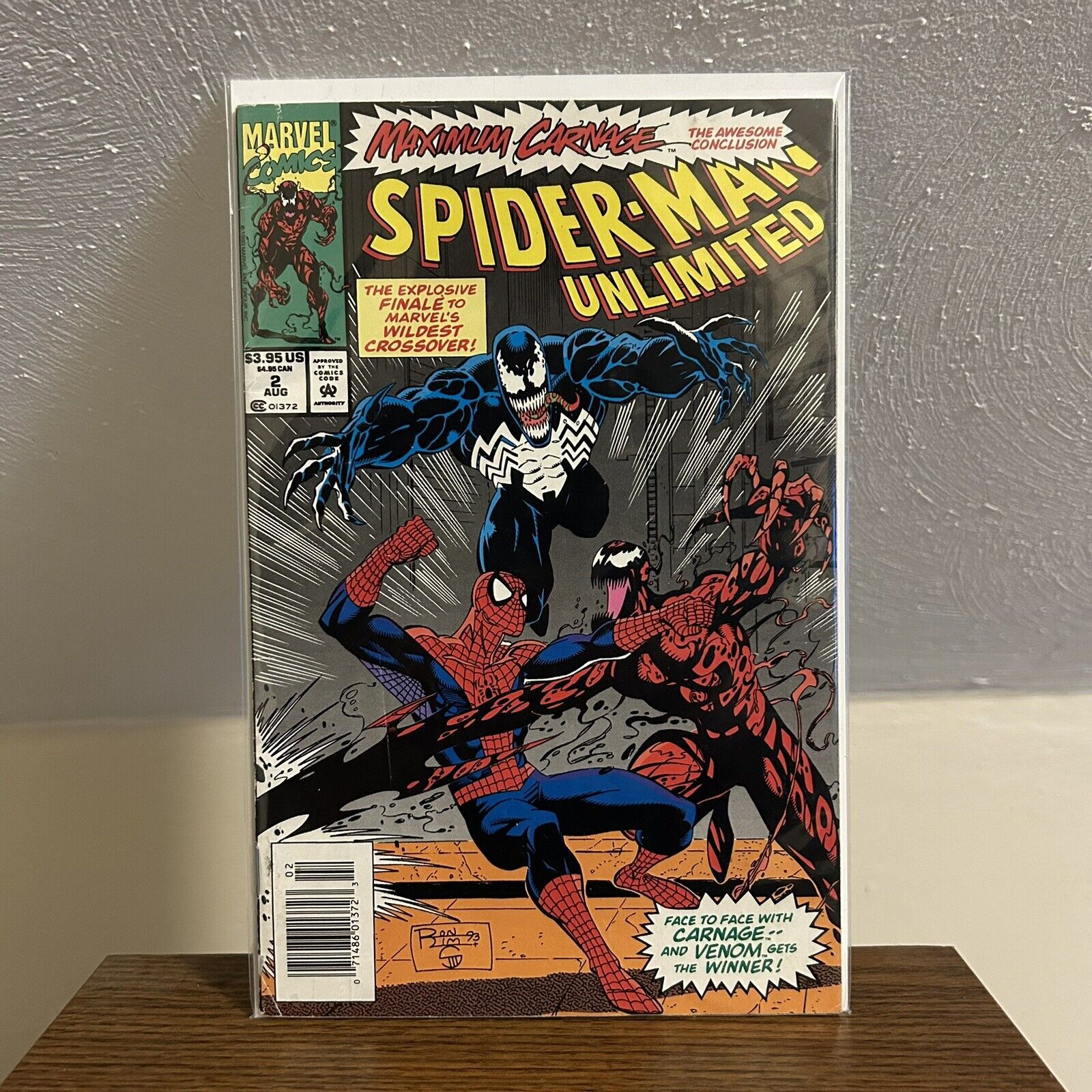 Spider-Man Unlimited #2 (1993) Newsstand High Grade • Maximum Carnage Concludes