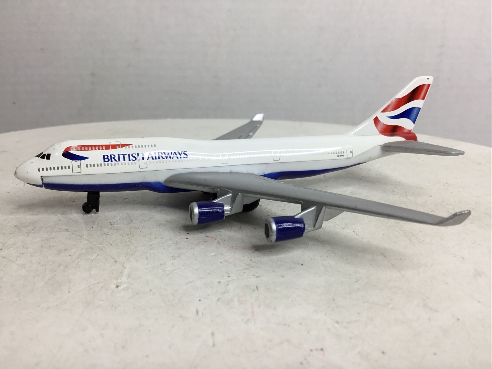 British Airways Boeing 747 G-CIVO Diecast Airplane Model by Realtoy