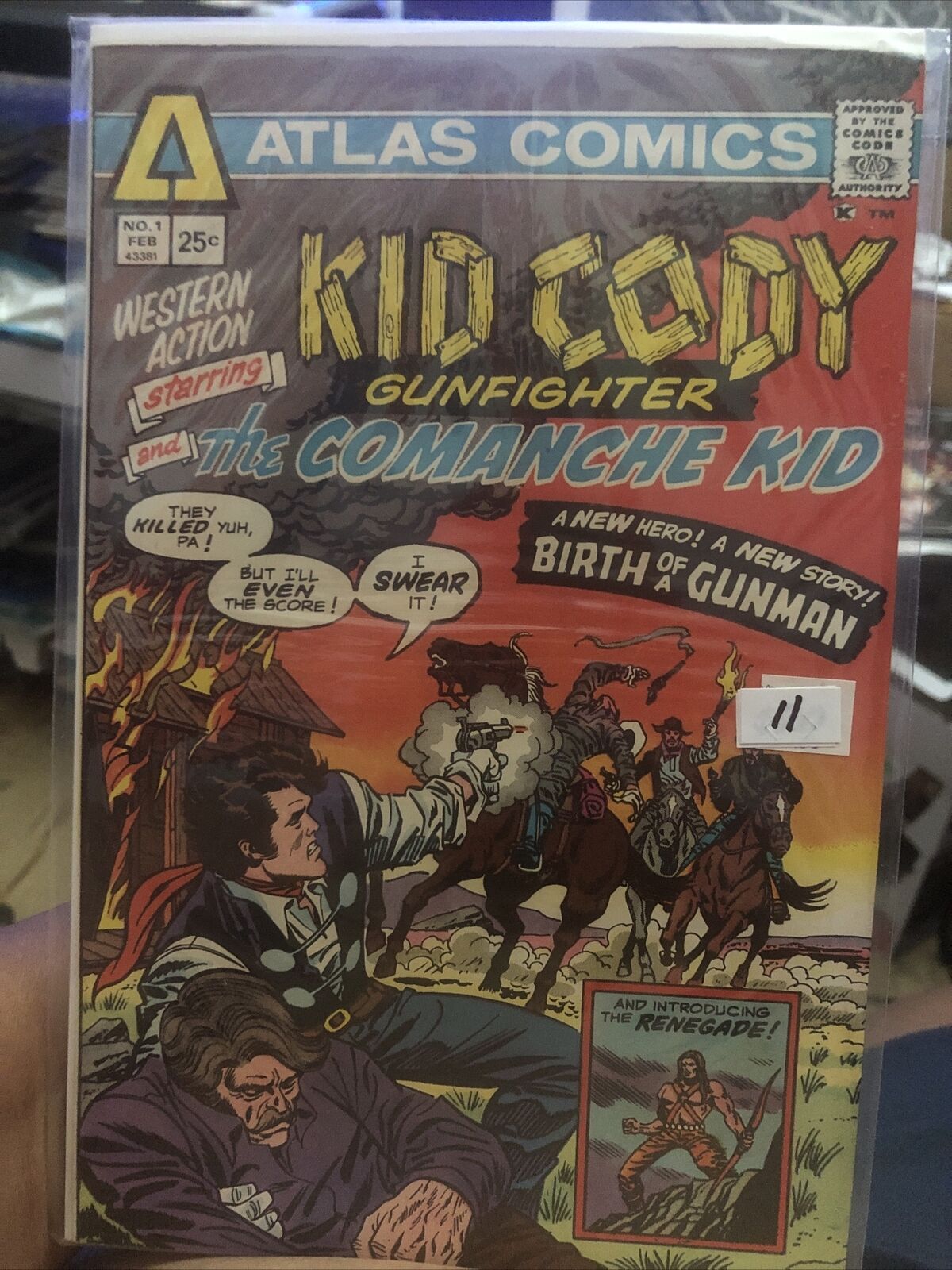 Western Action Starring Kid Cody Gunfighter #1 (Atlas Comics)