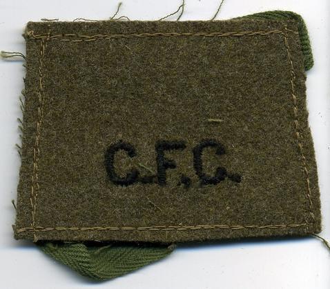 WW2, C.F.C. (Canadian Forestry Corps) Slip on Title