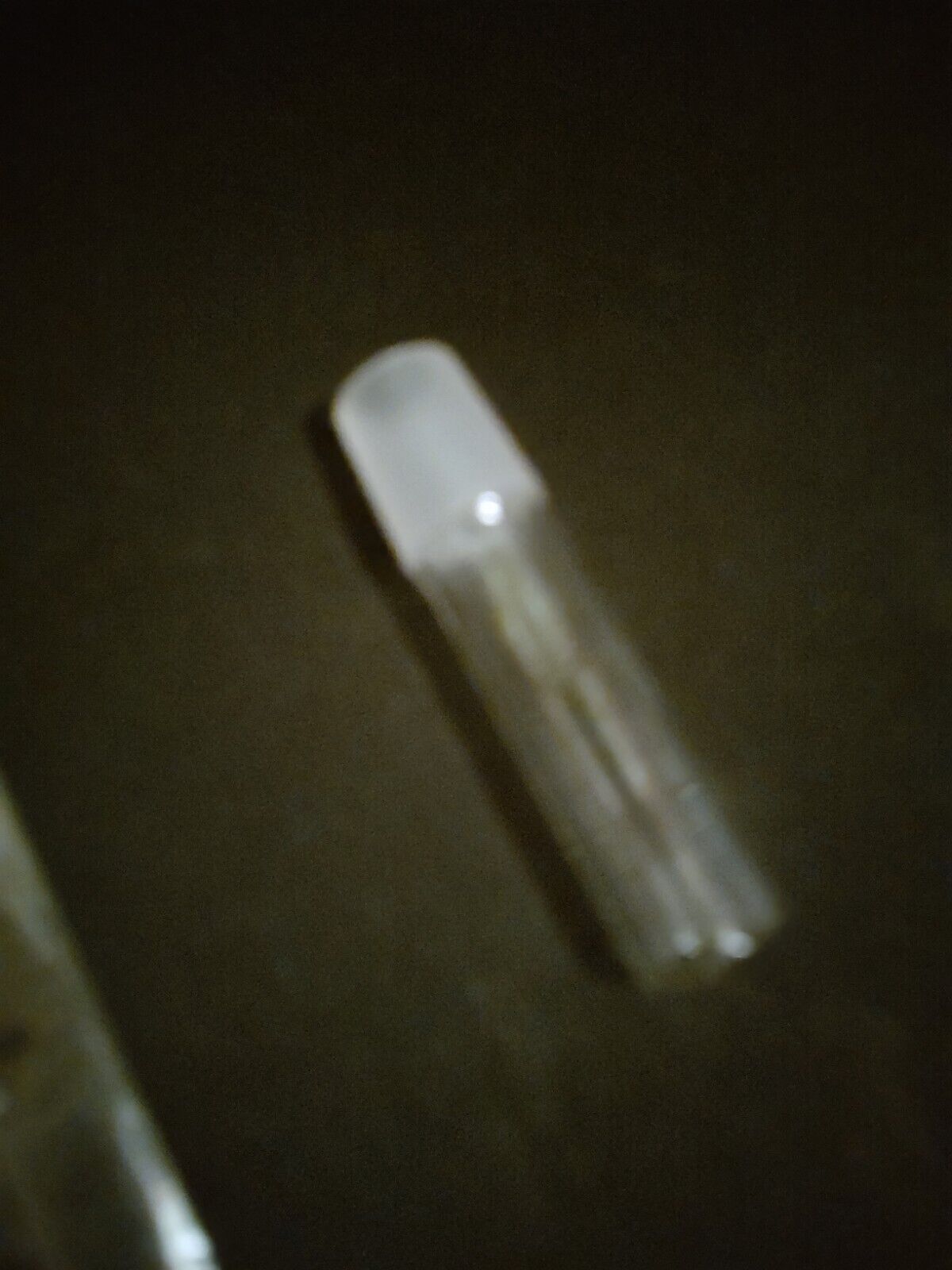 Glass 18 Mm Male Joint To 2 Inch Glass Tube