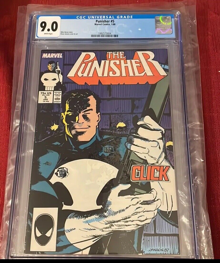 Punisher #5 1986 CGC 9.0
