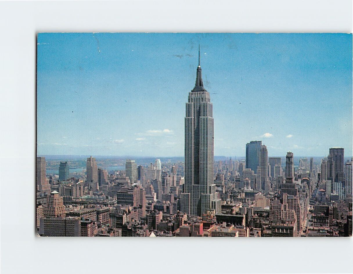 Postcard Uptown Skyline New York City New York USA