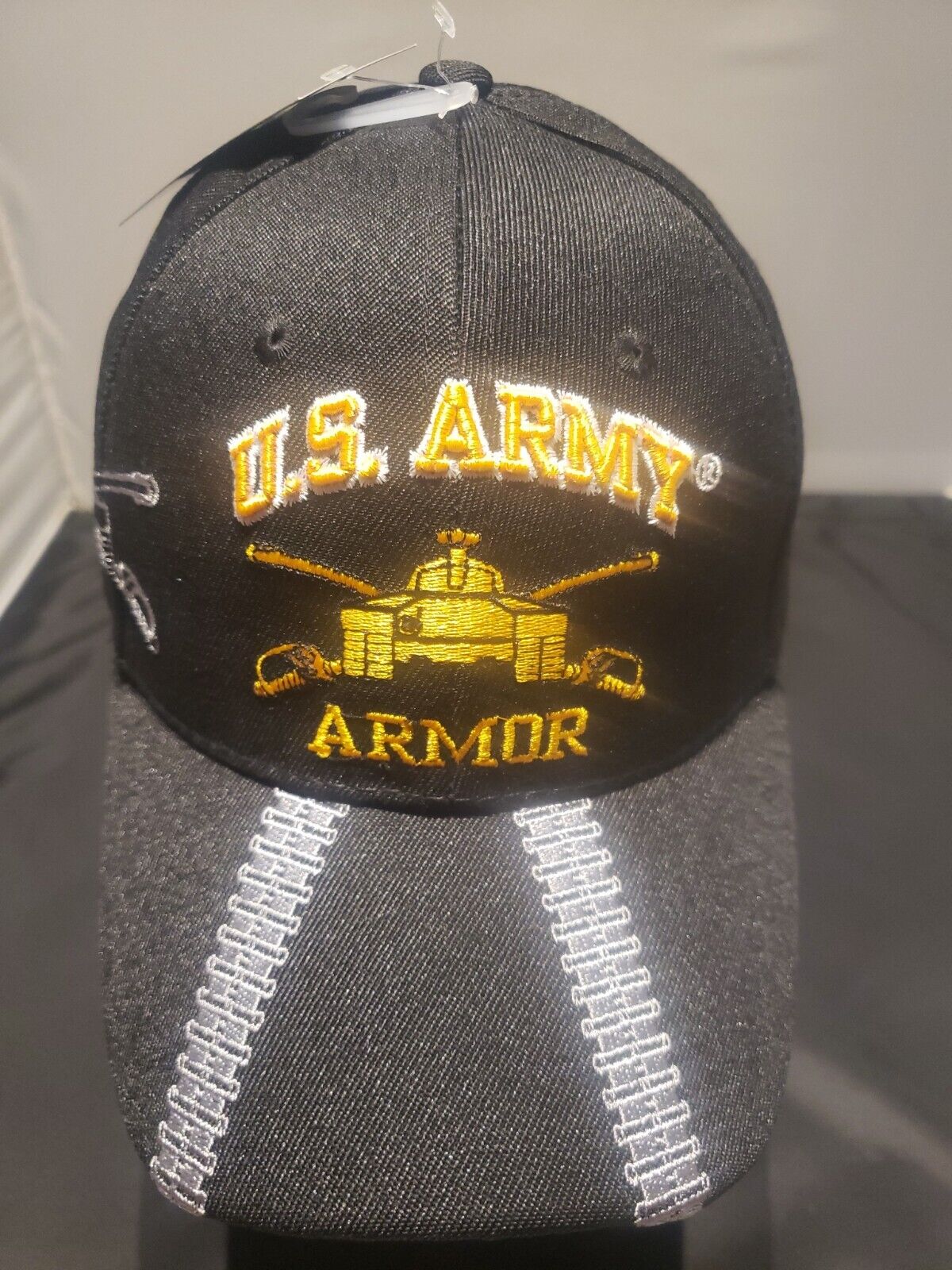 U.S. Army Armor, Tank, New Black Hat,Free Fast Shipping 