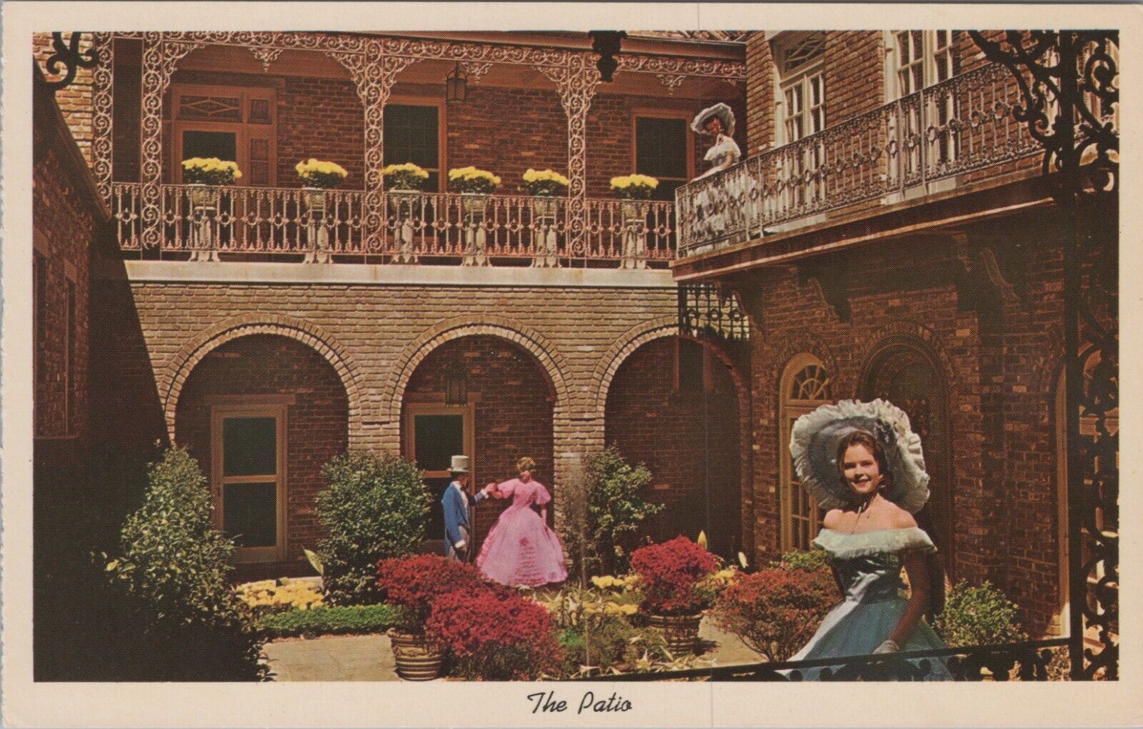 The Patio ~ Bellingrath Gardens & Home Theodore, AL c1920s UNP Postcard 7230c1