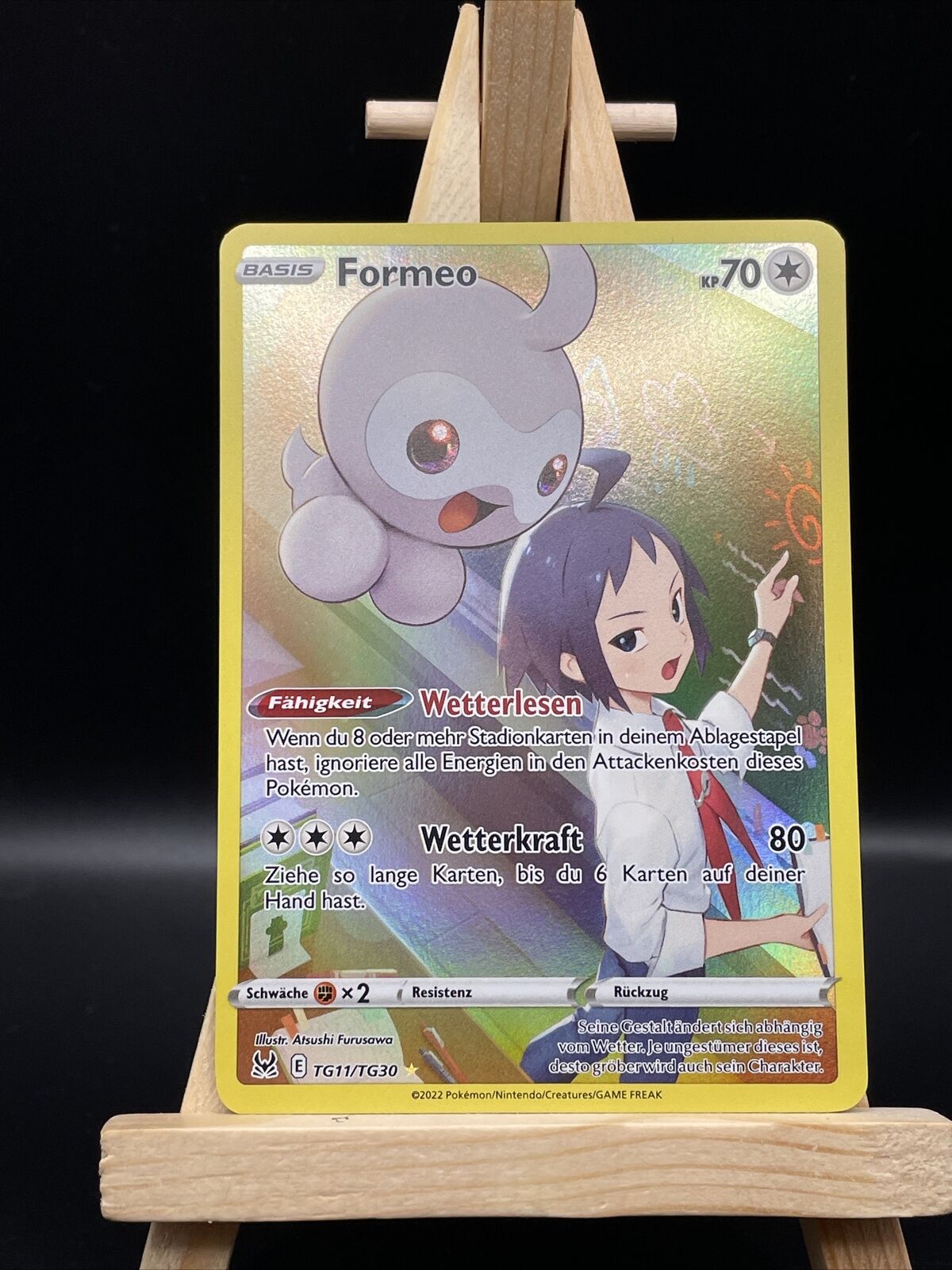 Formeo TG11/TG30 Alternate Art Lost Origin Pokemon Trading Card German