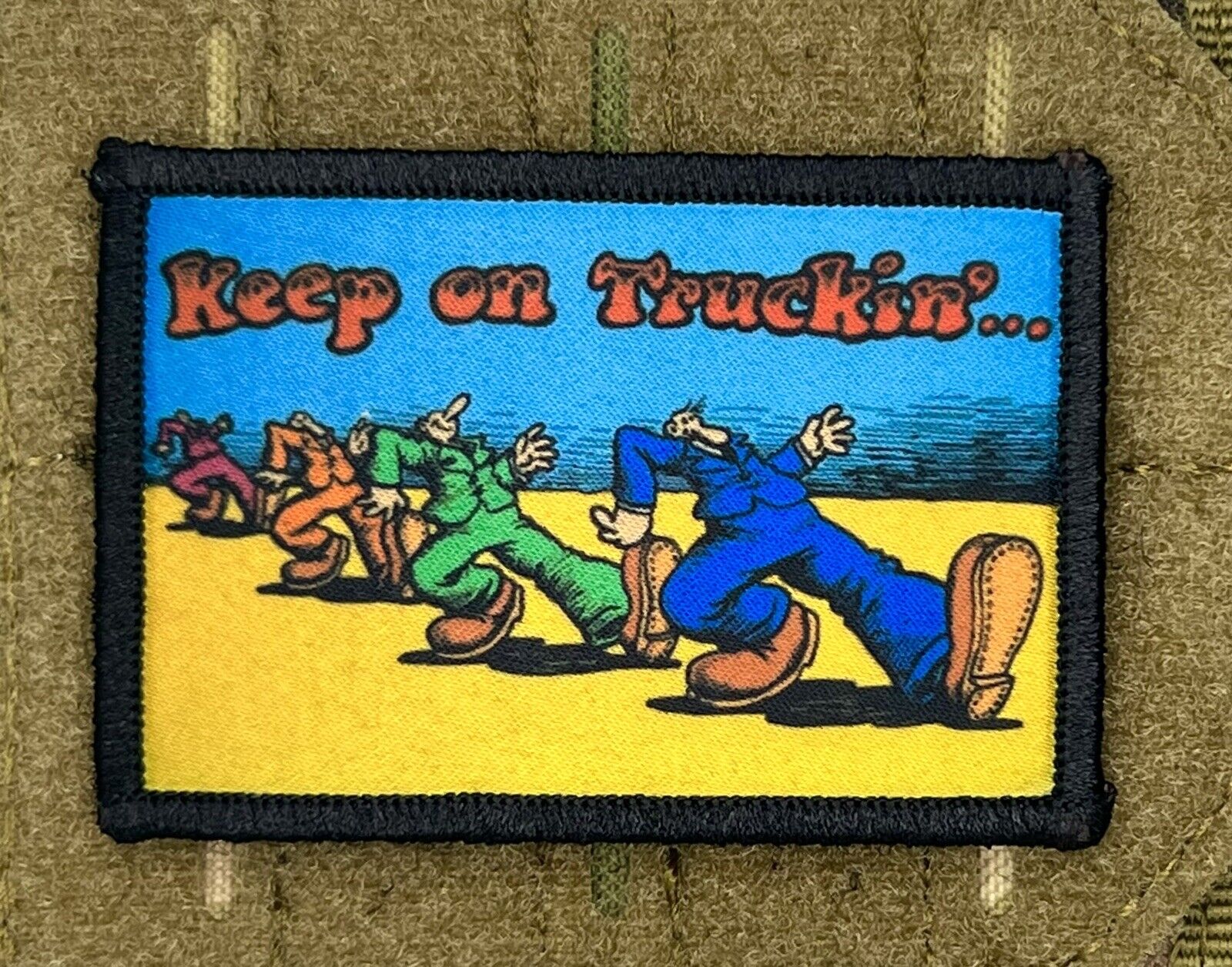 Keep On Truckin’ Morale Patch / Military ARMY Tactical  310