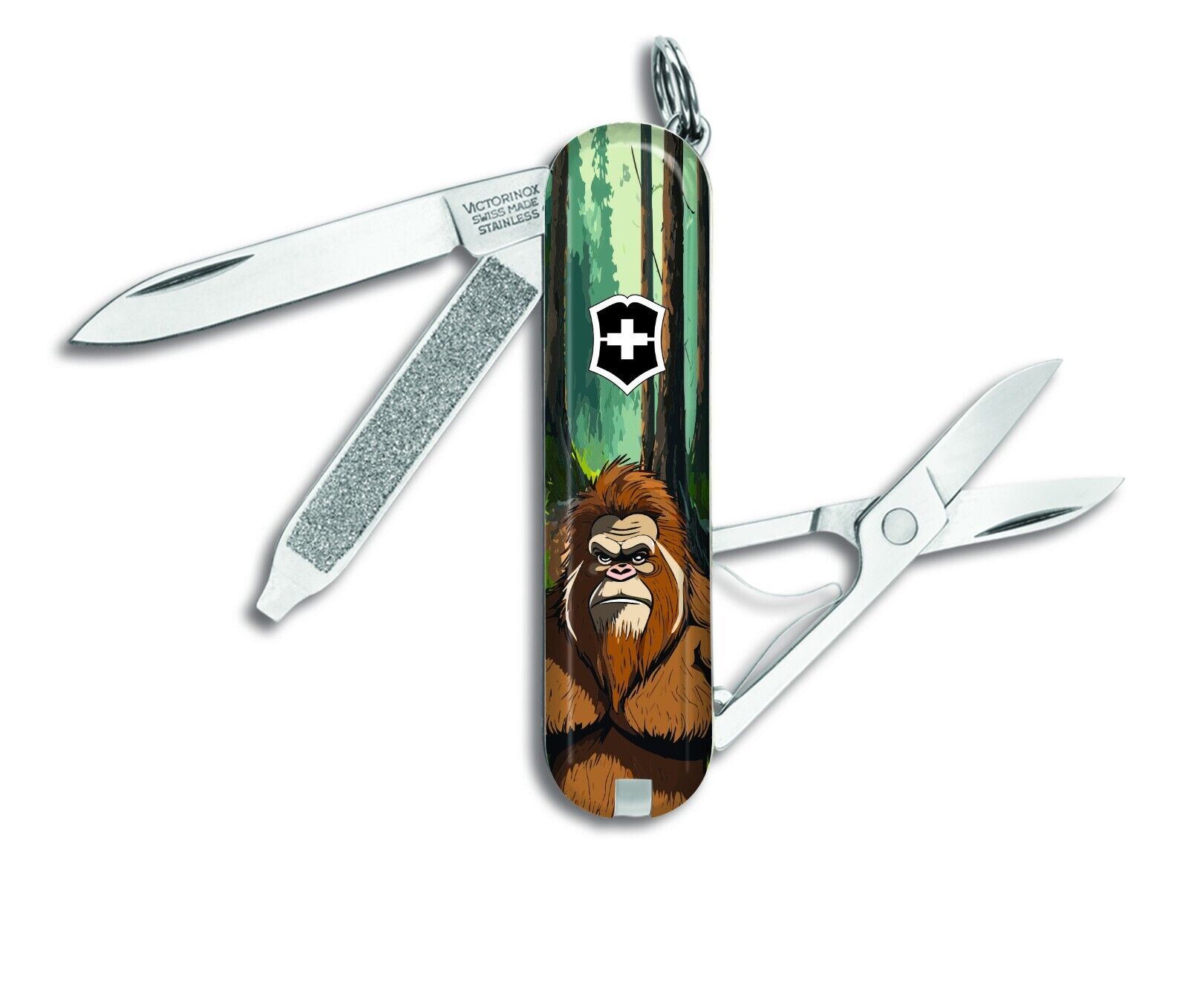 VICTORINOX SWISS ARMY KNIVES BIGFOOT WILDERNESS SASQUATCH CLASSIC SD KNIFE