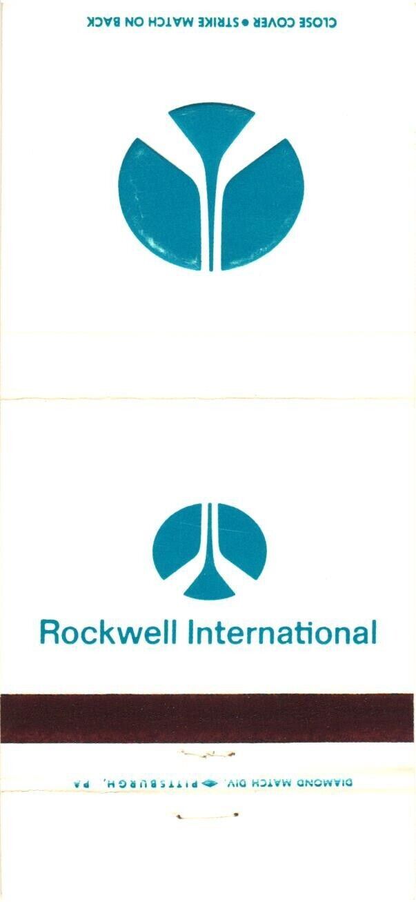 Rockwell International Vintage Matchbook Cover