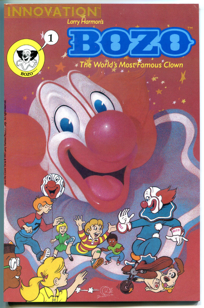 BOZO the World\'s Most Famous Clown #1, VF, 1st, 1992, Larry Harmon, Innovation