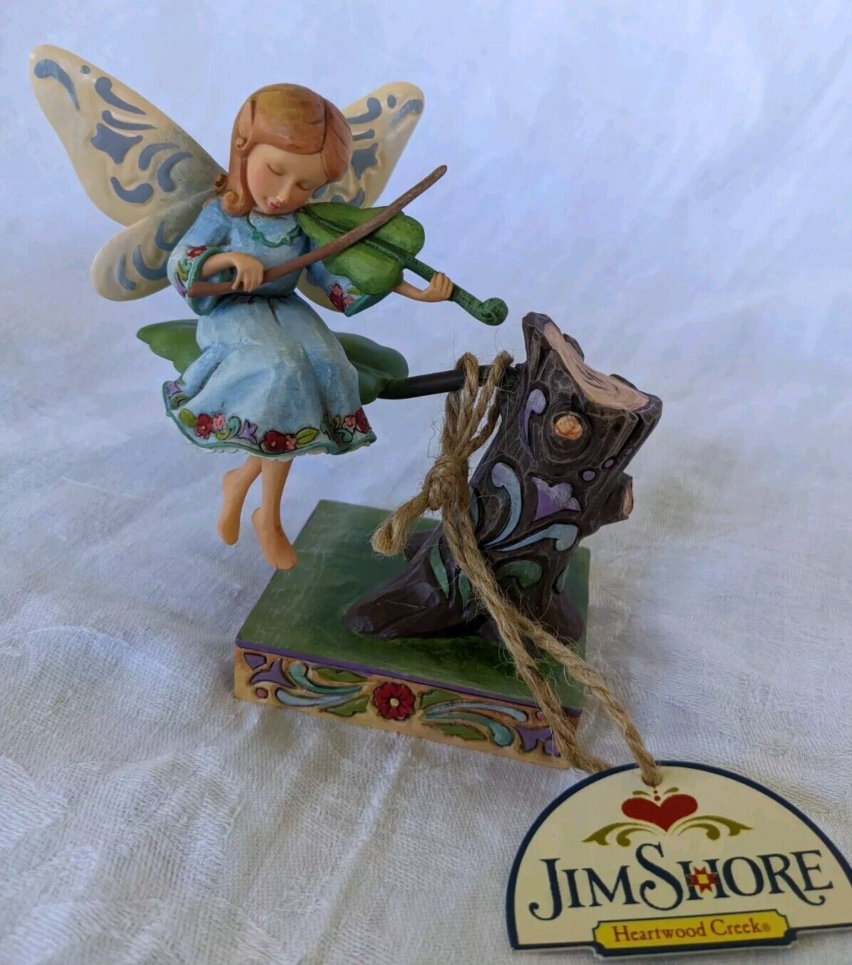 Jim Shore Harmony Fairy Musician Figurine New In Box  #4014983