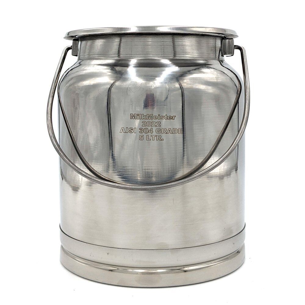 The Dairy Shoppe Stainless Steel Milk Can Totes (2,5,10 Liter)