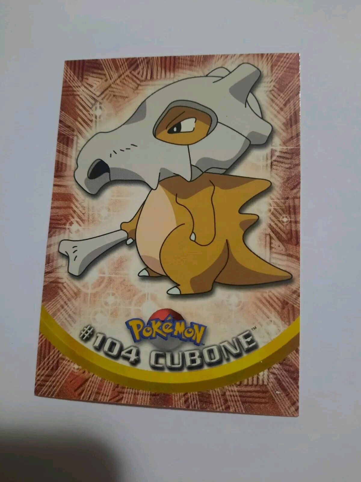 1999 Topps Pokémon Card #104 Cubone Blue Label Vintage NM TCG 