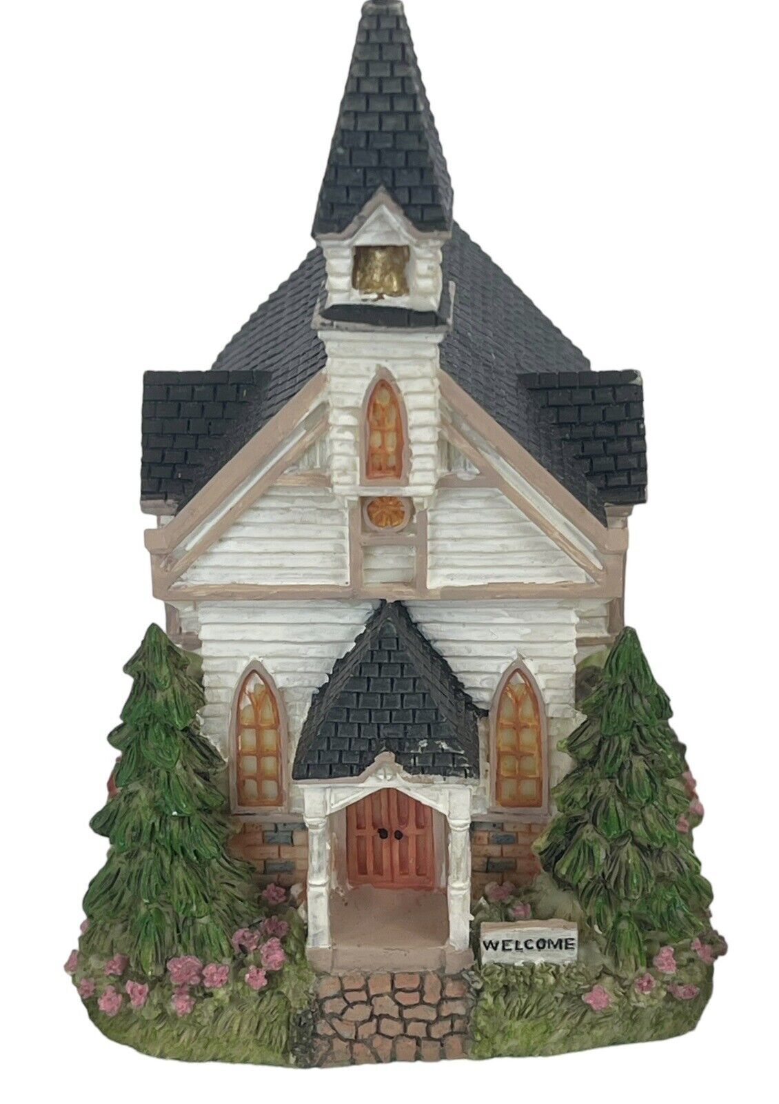 Vintage Liberty Falls Collection First Evangelical Church Resin Figurine