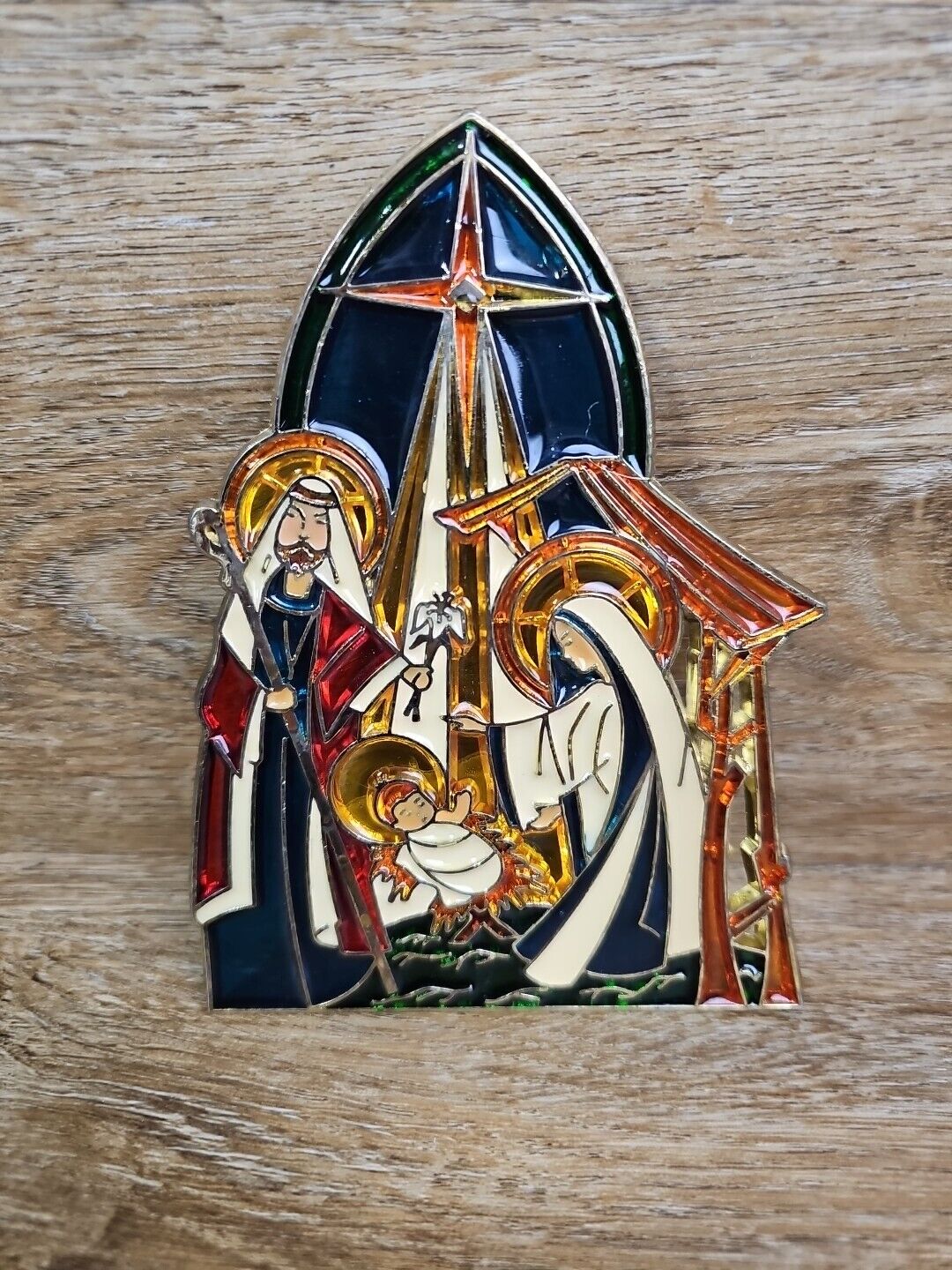 Acrylic Nativity Scene Suncatcher 5.5\