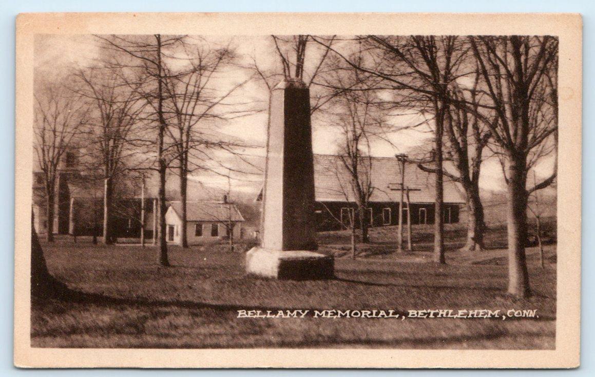 BETHLEHEM, CT Connecticut ~ BELLAMY MEMORIAL  c1910s Litchfield County Postcard