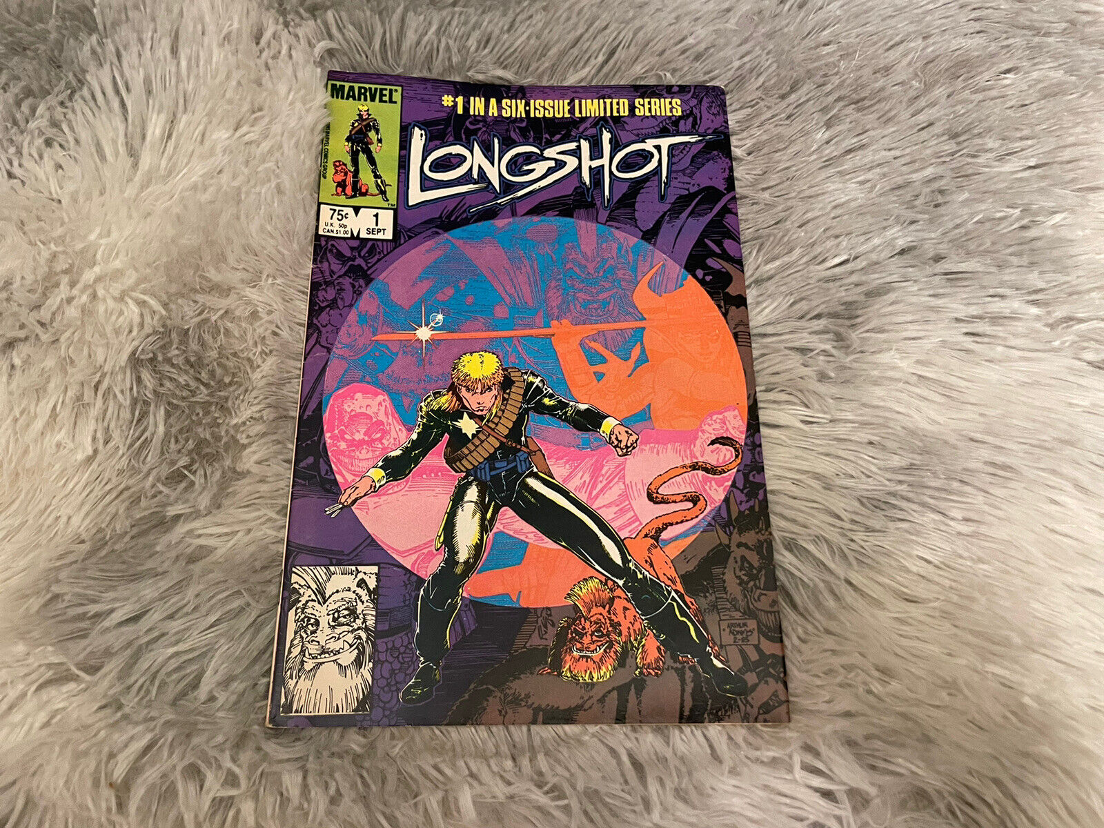 Marvel Longshot #1 1st App Spiral Key issue 1985 Adams Art