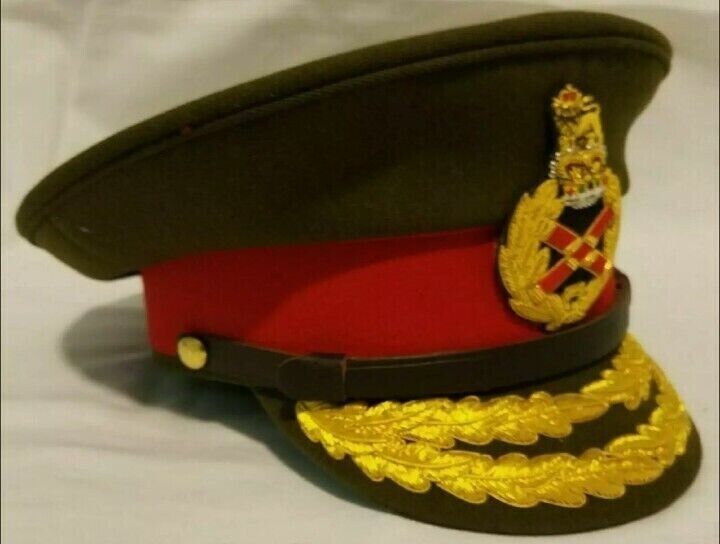 British UK Army Field Marshals Generals Officers Visor Hat Cap Schirmmutze