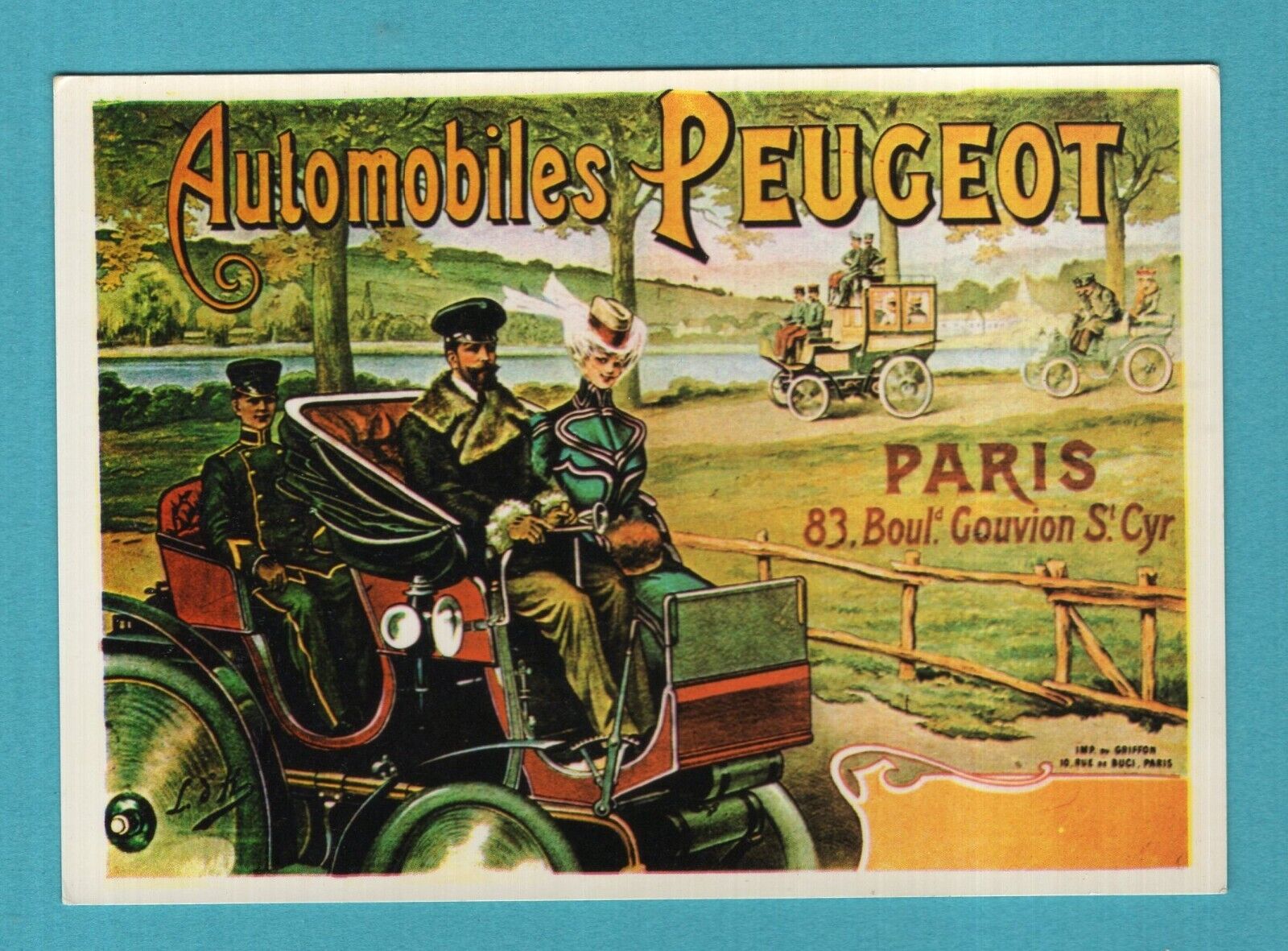 Automobiles Peugeot / CPA, old postcard / Pa
