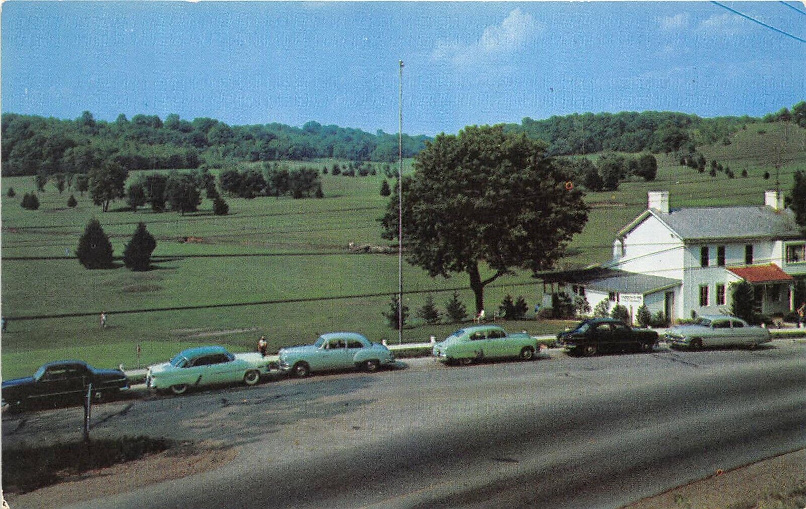 Granville Ohio 1960s Postcard Granville Inn Golf Course