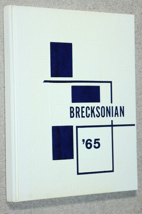 1965 Breckenridge High School Yearbook Breckenridge Michigan MI - Brecksonian 65
