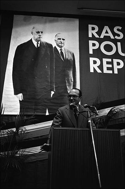 Jacques Chirac elected President of the RPR In France 1976 Old Photo