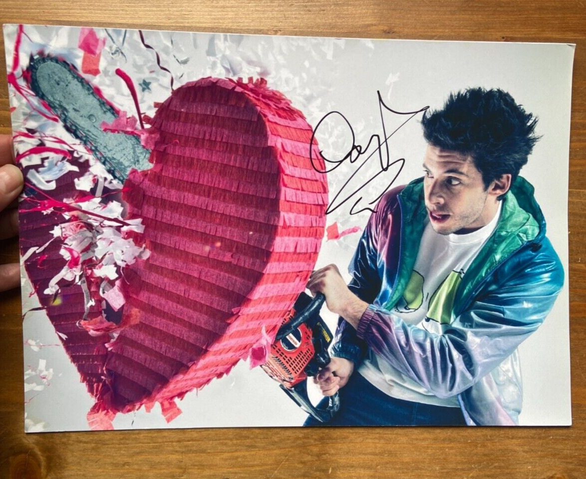 Example * HAND SIGNED AUTOGRAPH * A4 photo IP Elliot John Gleave music