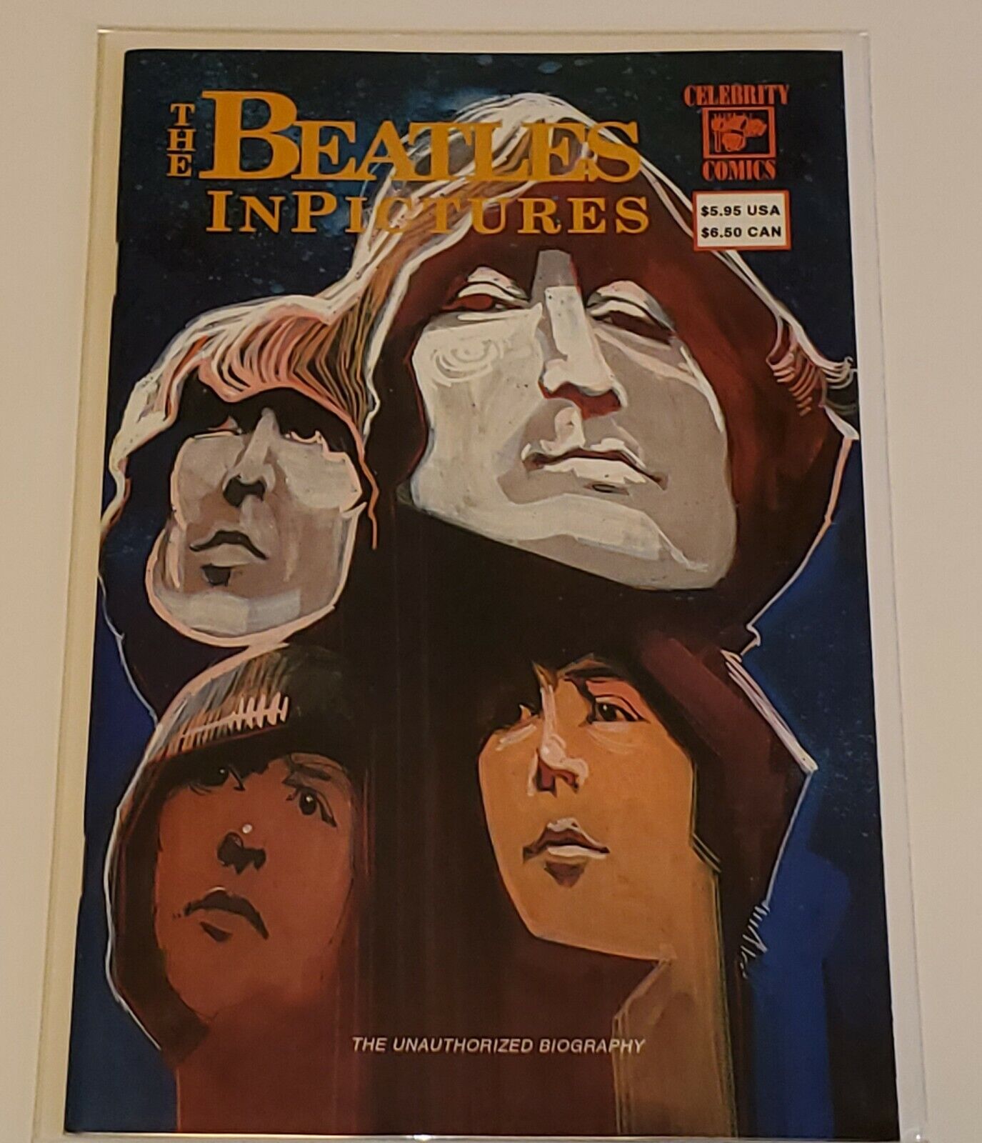 The Beatles in Pictures # 1 (Celebrity 1992)  Very Fine 