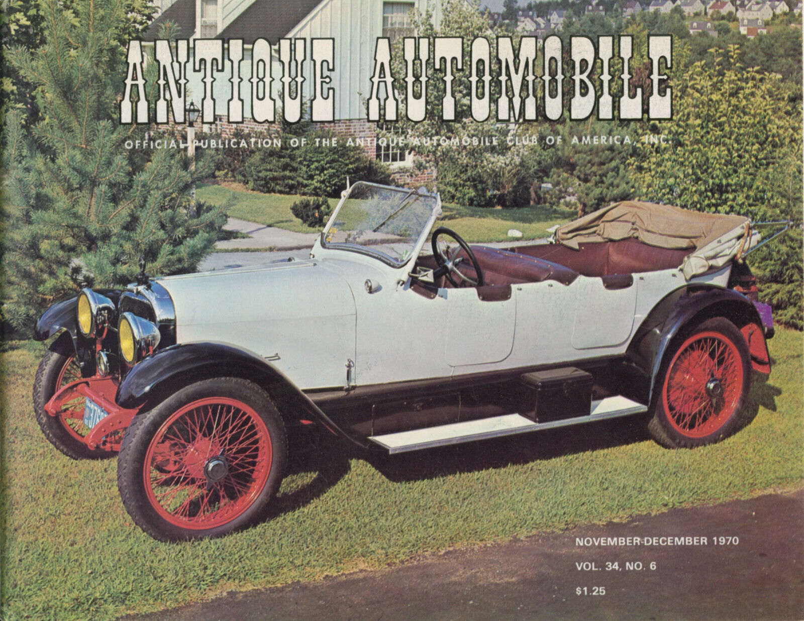 Antique Automobile AACA magazine November-December 1970