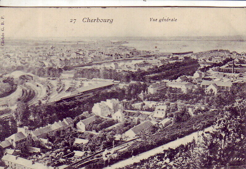 CPA 50 Octeville CHERBOURG General View 1906