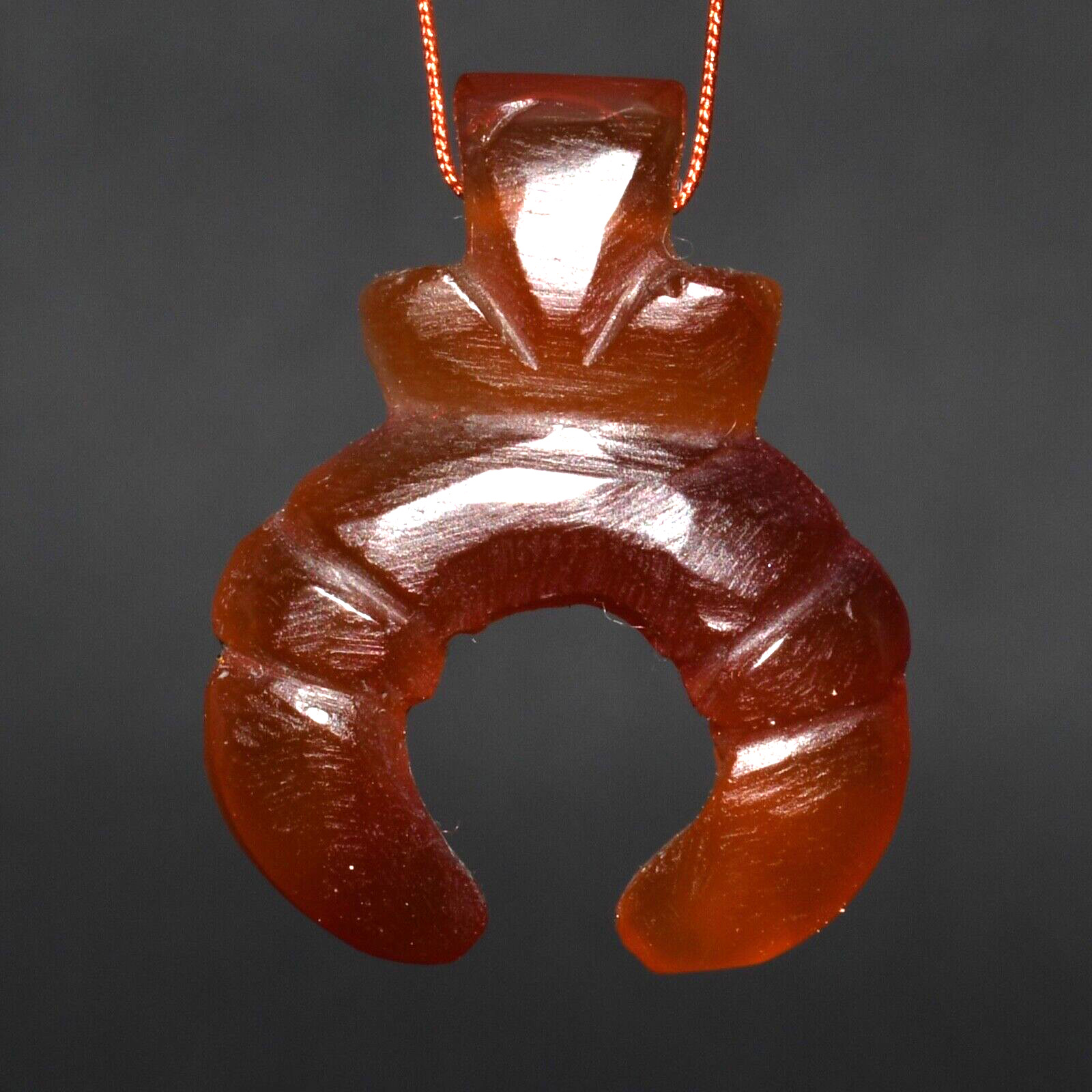 Ancient Banded Carnelian Amulet Pendant over 2000 Years in good Condition