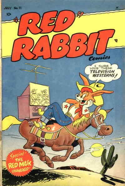 Red Rabbit #11 POOR; Dearfield | low grade - July 1949 Red Mask Unmasked - we co