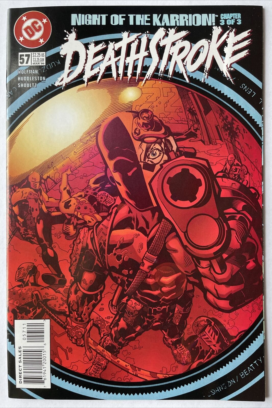 Deathstroke The Terminator #57 • Low Print Run HTF Late Run Issue (DC 1996)