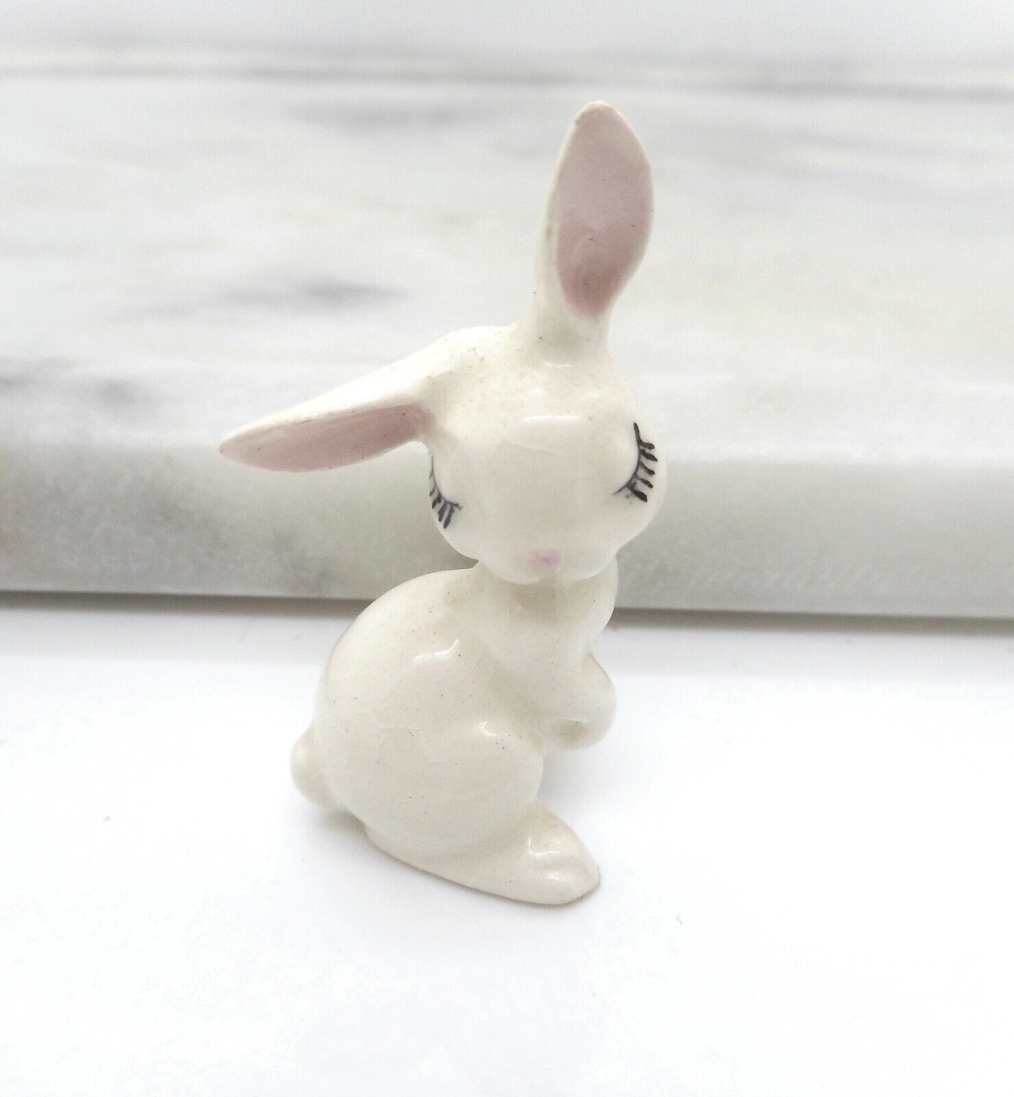 Vintage Hagan Renaker Discontinued Rabbit 1 Figurine 1970's Collectible