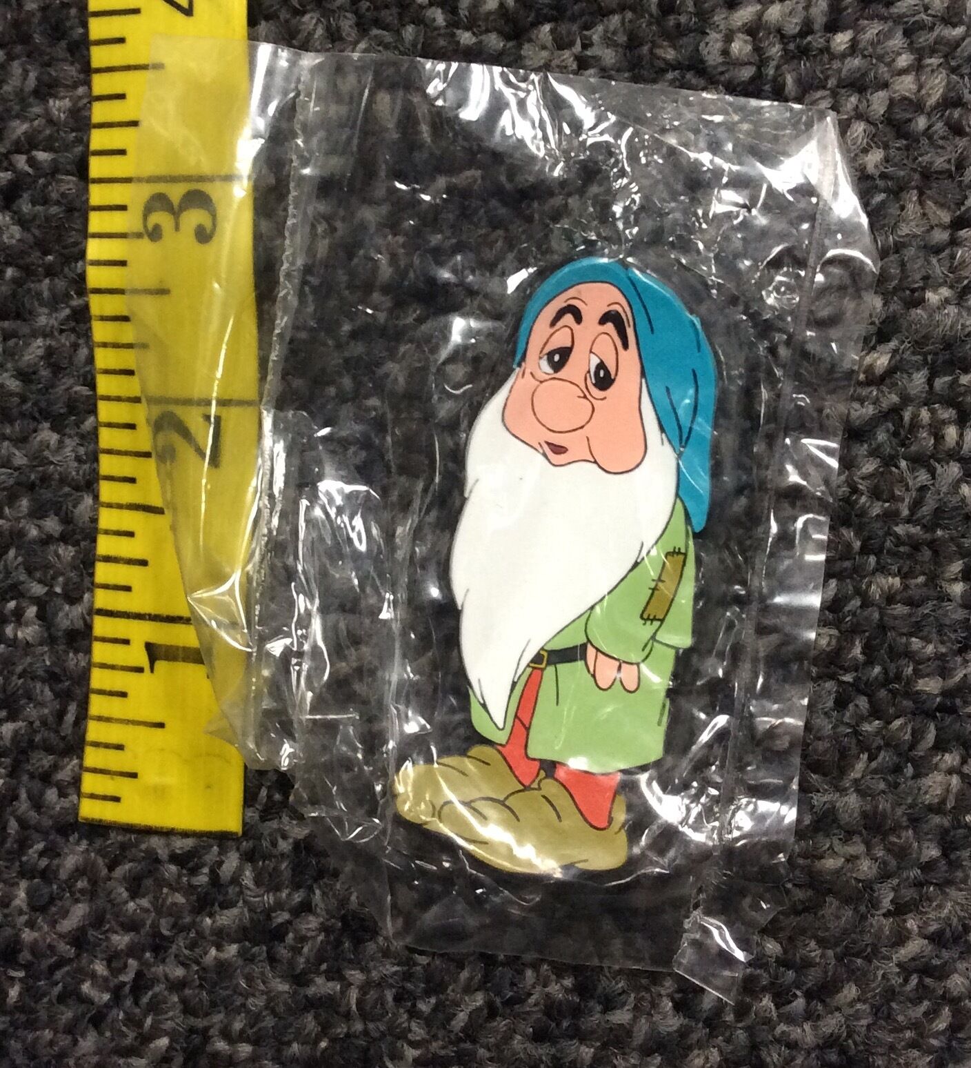 Vintage Disney Company D Snow White Sleepy Rubber Magnet New in Sealed Packaging