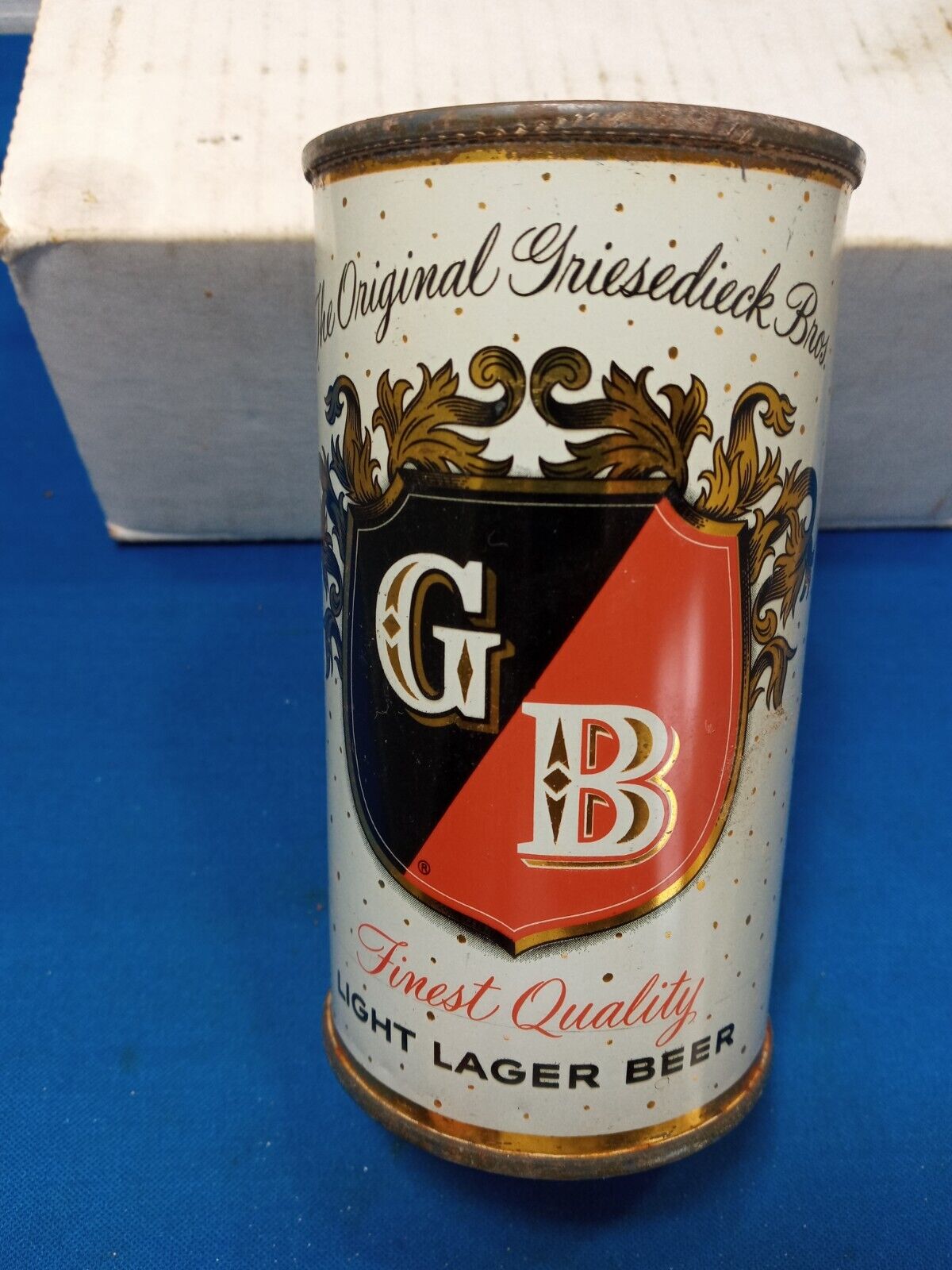 gb Griesedieck Bros  flat top beer can , empty  clean  condition no lid